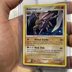 Pokemon Kabutops 4/99 Holo Rare Arceus Pokemon Card 2009 Nintendo LP Foil TCG - Image 1