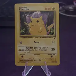 Pokemon Cards: Base Set VINTAGE Pikachu 87/130 - Image 1