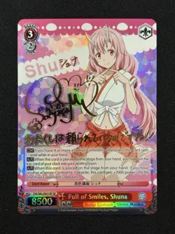 Full of Smiles, Shuna SP Slime TSK/S82-E031SP Weiss Schwarz Card - Image 1