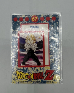 Vintage Dragon Ball Z Collection Serie 2 1989 Vegeta Holo Card - Image 2