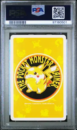 1998 POKEMON YELLOW VERSION PLAYING CARDS 2 OF HEARTS #130 GYARADOS PSA 9 - Image 2