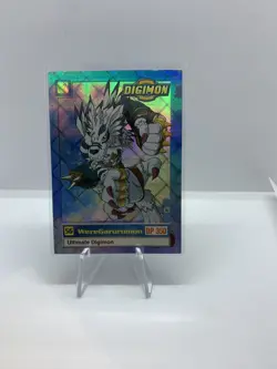 Weregarurumon 56 U7 of 8 Ultimate Digimon Toy Exclusive Holo Rare Card Bandai - Image 1
