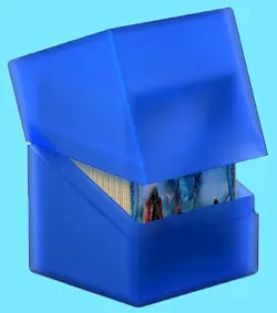 ULTIMATE GUARD SAPPHIRE BOULDER Standard Size DECK CASE 100+ NEW Card Box MTG - Image 3