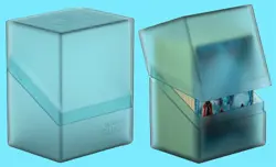 ULTIMATE GUARD BOULDER MALACHITE Standard Size DECK CASE 80+ Card Storage Box - Image 1