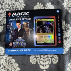 Magic The Gathering Doctor Who Masters of Evil Commander Deck EDH Dr Who - Image 1
