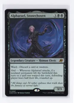 Alpharael, Stonechosen (Foil) 0087 (M) MTG Edge of Eternities (EOE) - Image 1