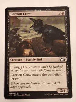 Carrion Crow - Magic 2015 Core Set M15 - Magic the Gathering MTG Nice! - Image 1