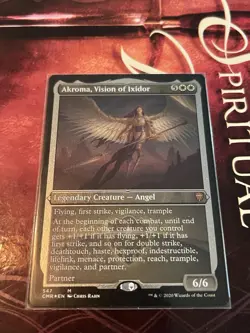 Akroma, Vision of Ixidor (Foil Etched) - Commander Legends Unplayed Mint - Image 1