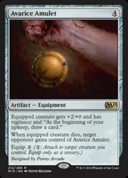 MTG M15 - Avarice Amulet *FOIL* NM - Image 1