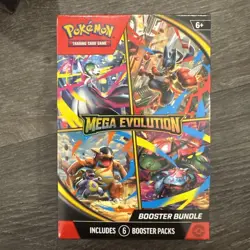 Pokemon TCG Mega Evolution Booster Bundle (6 packs) - New/Sealed - Image 1