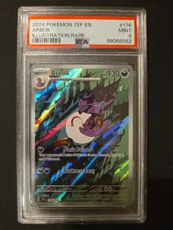 Pokemon TCG: Arbok (Illustration Rare) - 176/162 - S&V Temporal Forces - PSA 9 - Image 1