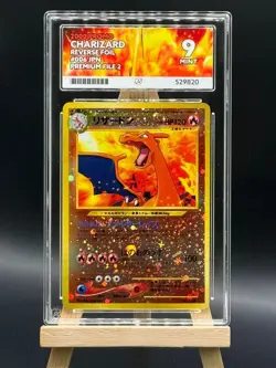 Charizard - 006 - Neo Premium File 2 - Reverse Holo - ACE 9 - Japanese Pokemon - Image 1