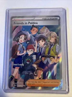 2025 Pokemon Scarlet and Violet Prismatic Evolutions #137 Friends in Paldea UR - Image 1