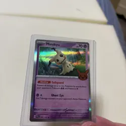 POKeMON TCG Mimikyu 097/193 2023 Trick Or Trade Allen Rare Holo cool shiny 🔥 - Image 5