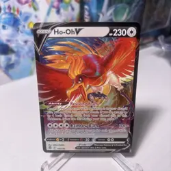 Pokemon TCG Ho-Oh V Sword & Shield - Silver Tempest 140/195 Holo Ultra Rare - Image 1