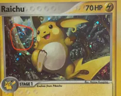 Raichu 12/108 Holo EX: Power Keepers Rare With swirl Pokemon TCG LP 2007 - Image 1