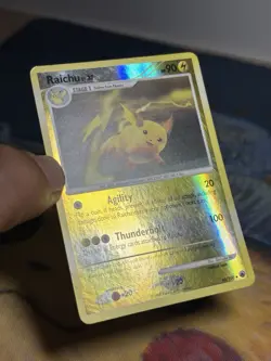 Raichu 45/100 Diamond And Pearl DP Majestic Dawn Reverse Holo Rare Pokemon LP - Image 4