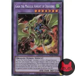 Yugioh Gaia the Magical Knight of Dragons MP21-EN124 Secret Rare 1st Edition NM - Image 1