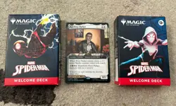 MAGIC THE GATHERING NYCC 25 EX AMAZING SPIDER-MAN PROMO CARD 2 WELCOME DECK MTG - Image 1