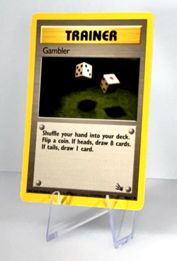 Vintage 1999 Pokemon Gambler Fossil Set 60/62 Common Unlimited Edition Card - Image 4