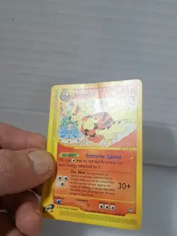 Arcanine 2/147 Aquapolis Non-Holo Rare Pokemon Card Played Condition - Image 4