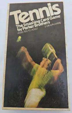 Vintage 1975 Tennis The Smashing Card Game by Parker Brothers #740 Complete LN - Image 2