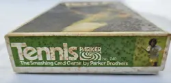 Vintage 1975 Tennis The Smashing Card Game by Parker Brothers #740 Complete LN - Image 3
