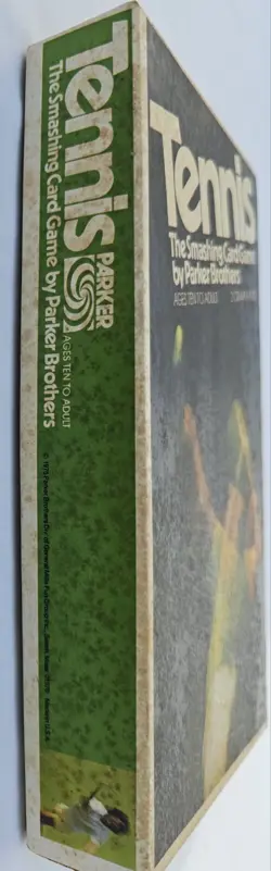 Vintage 1975 Tennis The Smashing Card Game by Parker Brothers #740 Complete LN - Image 4