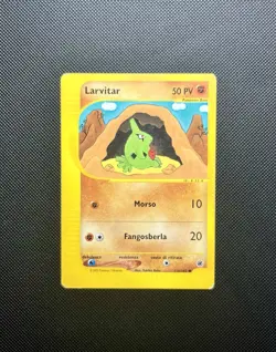 LARVITAR 116/165 - EXPEDITION - EXCELENT 2002 - VINTAGE BABA- POKEMON CARD ITA - Image 1