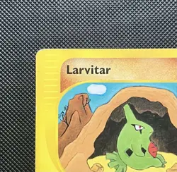 LARVITAR 116/165 - EXPEDITION - EXCELENT 2002 - VINTAGE BABA- POKEMON CARD ITA - Image 3