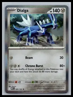 Dialga Holo Rare Mega Evolutions #095/132 Pokemon Card - Image 1