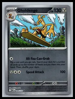 Gholdengo Reverse Holo Mega Evolutions #099/132 Pokemon Card - Image 1