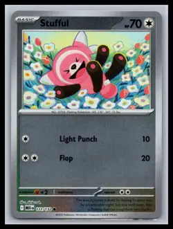 Stufful Reverse Holo Mega Evolutions #111/132 Pokemon Card - Image 1