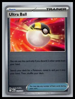 Ultra Ball Reverse Holo Mega Evolutions #131/132 Pokemon Card - Image 1