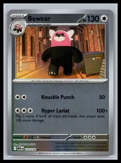 Bewear Reverse Holo Mega Evolutions #112/132 Pokemon Card - Image 1