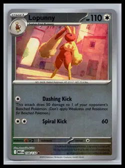 Lopunny Reverse Holo Mega Evolutions #108/132 Pokemon Card - Image 1