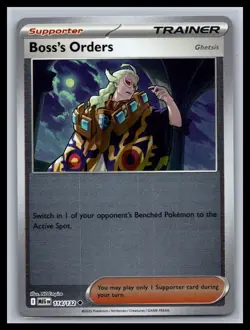 Boss's Order Reverse Holo Mega Evolutions #114/132 Pokemon Card - Image 1
