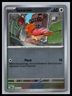 Spearow Reverse Holo Mega Evolutions #102/132 Pokemon Card - Image 1