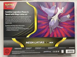 Pokemon Mega Latias EX Box Promo Card 4 Booster Packs Factory Sealed - Image 2