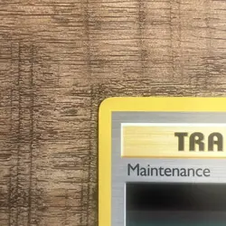 Pokemon TCG Trainer Card Maintenance 83/102 Base Set 4th Print NM 1999-2000 - Image 2