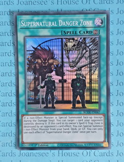 BODE-EN067 Supernatural Danger Zone Super Rare Yu-Gi-Oh Card 1st Edition New - Image 1