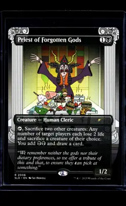 2025 MTG Magic the Gathering SLD Secret Lair Drop #2006 Priest of Forgotten Gods - Image 1