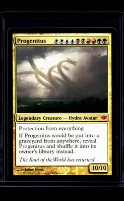 2009 MTG Magic the Gathering CON Conflux #121 Progenitus LP - Image 1
