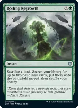 Roiling Regrowth - Near Mint MTG Zendikar Rising - Image 1