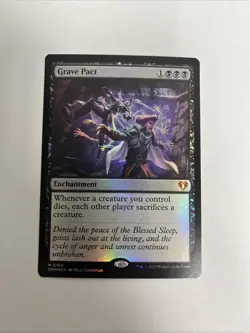 Grave Pact Foil Commander Masters MTG - Image 1