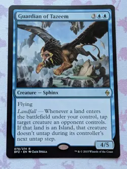 MTG Guardian of Tazeem - Battle for Zendikar (078/274) Regular Rare NM - Image 1
