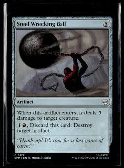 Steel Wrecking Ball - Foil - SPM - MTG - EN - NM - 0177 - Image 1