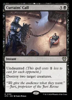 MTG Curtains' Call ** Outlaws of Thunder Junction Commander ** English - Image 1