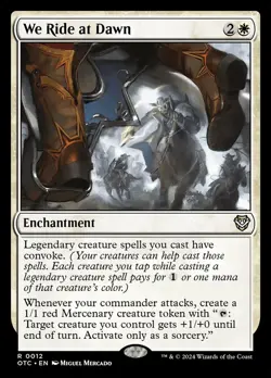 MTG We Ride at Dawn ** Outlaws of Thunder Junction Commander ** English - Image 1