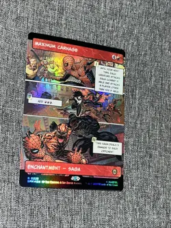 MTG Maximum Carnage 0225 Foil (Borderless) R Marvel's Spider-Man NM/M SPM - Image 1
